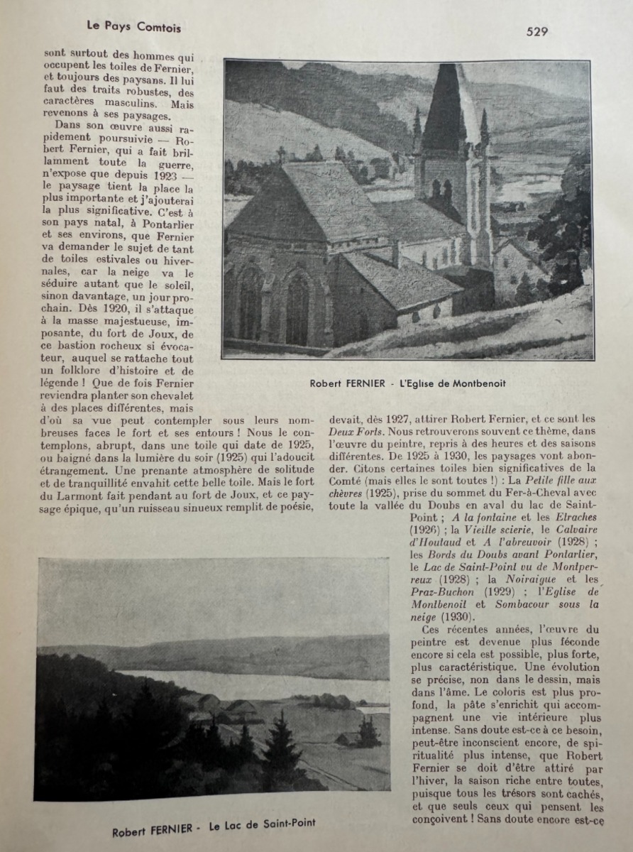 Le Pays Comtois Le Haut Doubs 1933 - Le patois - Le Mont d'Or - Montbenoit - Morteau - Saugets - Vue 6 - Doubs
