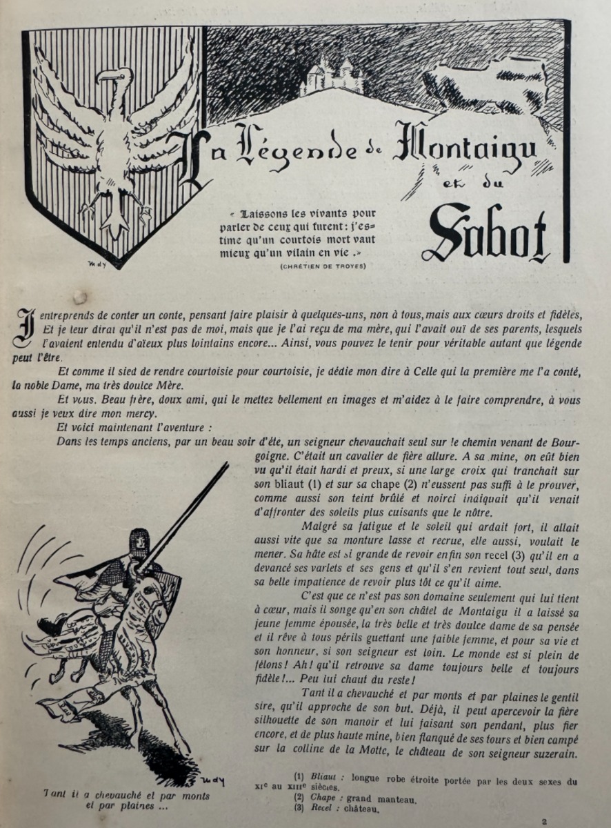 Le Pays Comtois la Haute Saône 1934 - Légende du Sabot - Velleminfroy - Creveney - Lure - Luxeuil - Vue 3 - Haute-Saône
