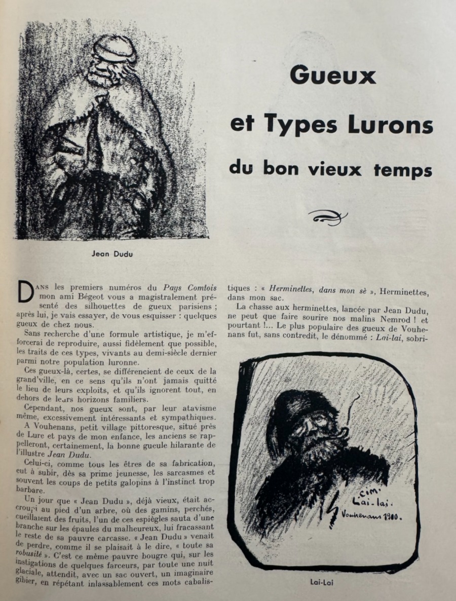 Le Pays Comtois la Haute Saône 1934 - Légende du Sabot - Velleminfroy - Creveney - Lure - Luxeuil - Vue 7 - Haute-Saône