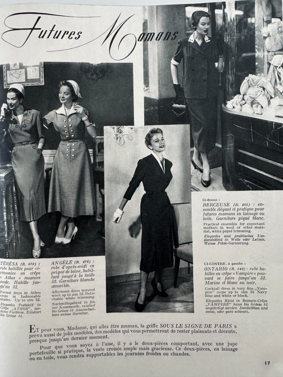 Catalogue vêtements Kaluski Vesoul - Mode vintage année 1954 - Vue 4 - Grands Magasins