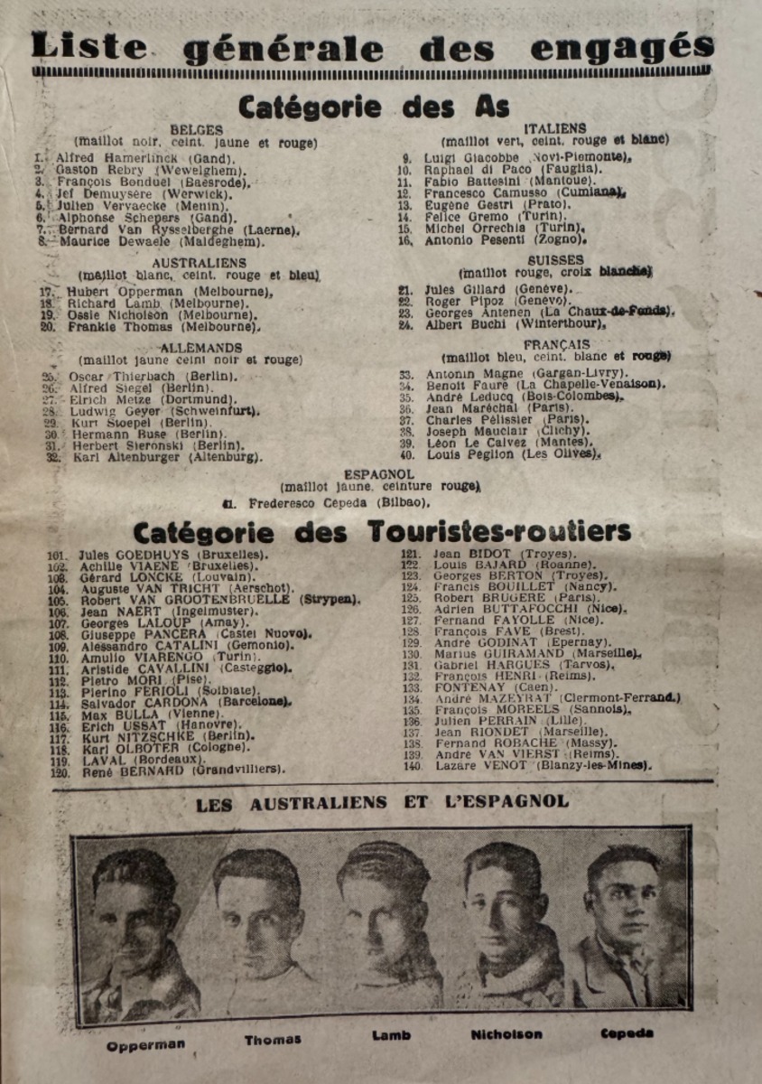 Sporting Programme du Tour de France 1931 - Edition spéciale - Vue 5 - Cyclisme
