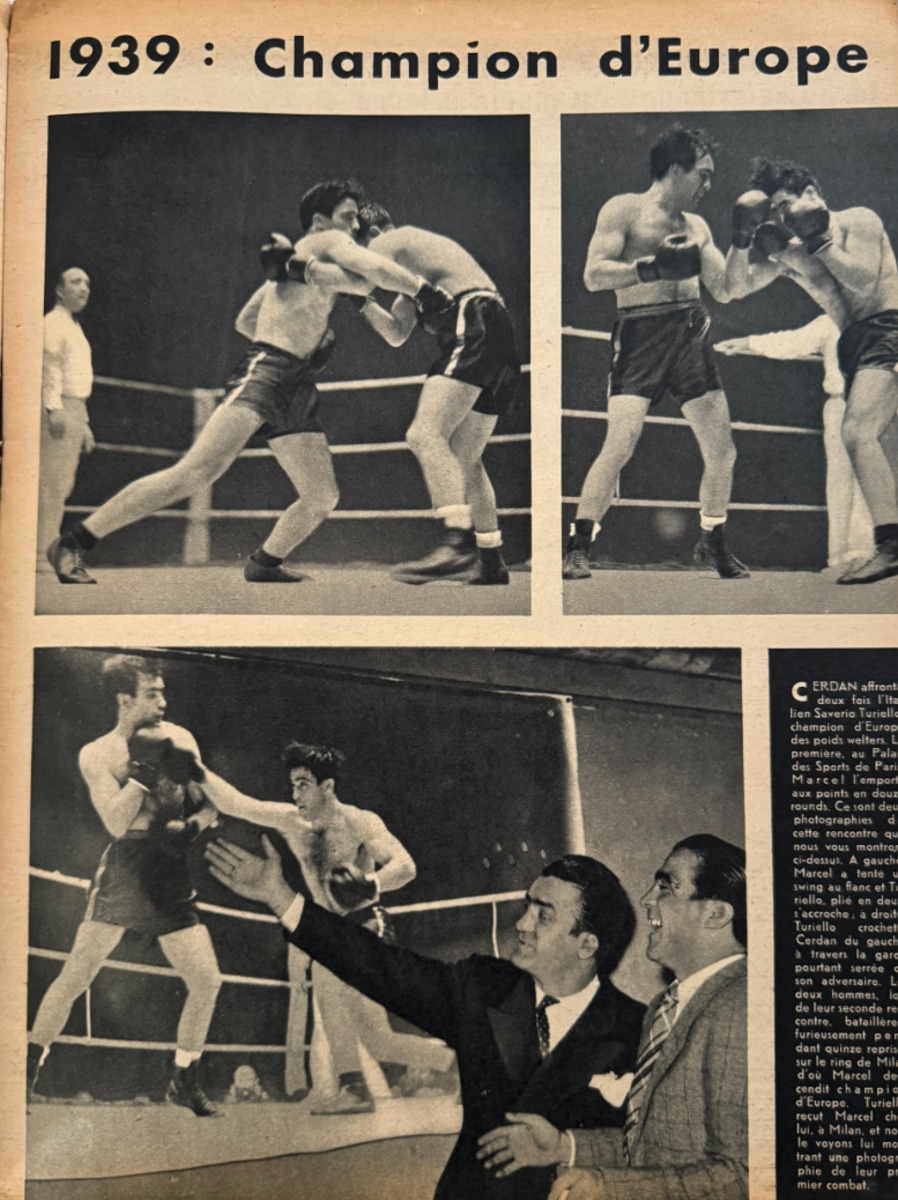 Marcel Cerdan N° Spécial souvenir 1949 - Boxe - Vue 3 - Autres sports