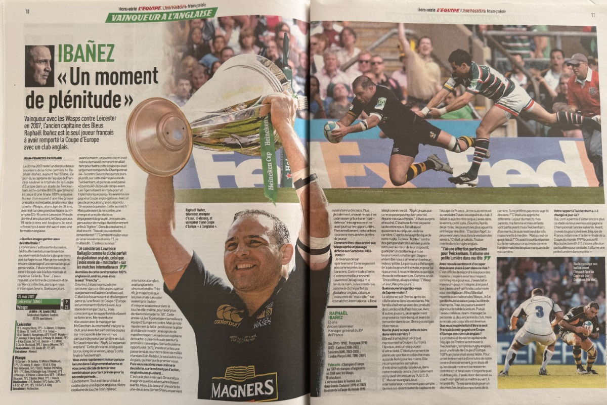 Journal l'équipe avril 2026 Rugby Coupe d'Europe 1996 - 2026 N° Hors série - Vue 5 - Rugby