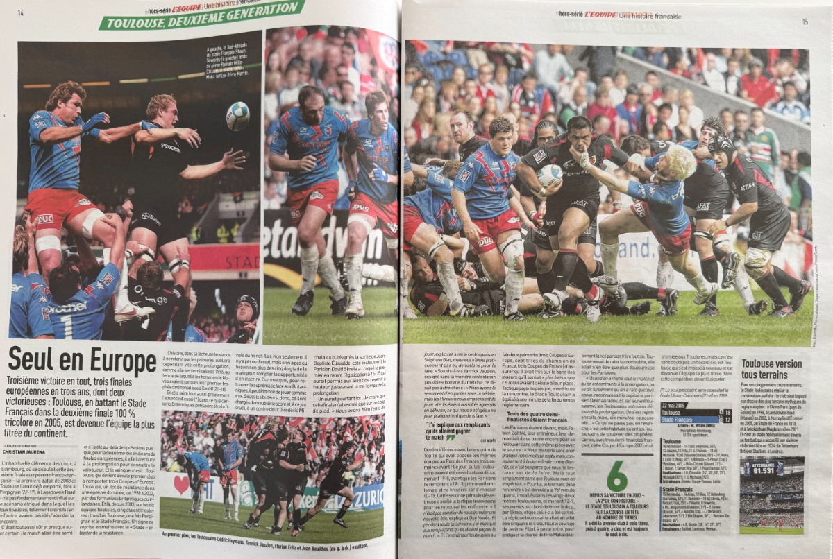 Journal l'équipe avril 2026 Rugby Coupe d'Europe 1996 - 2026 N° Hors série - Vue 6 - Rugby