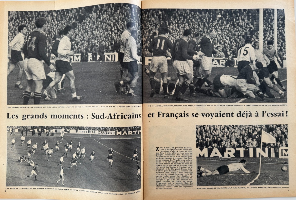 Miroir des sports 1961 Spécial Springboks - Afrique du Sud - Rugby - Vue 3 - Rugby