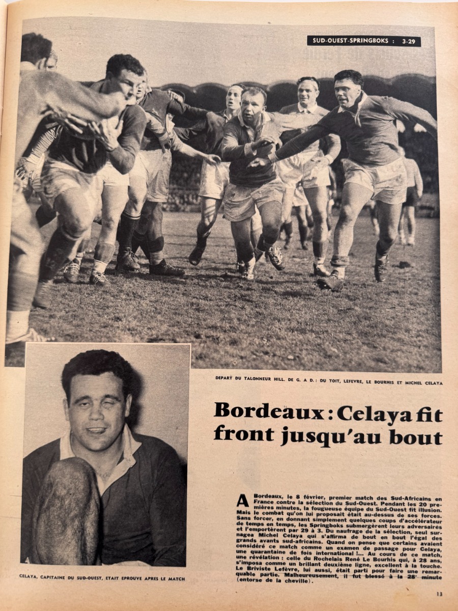 Miroir des sports 1961 Spécial Springboks - Afrique du Sud - Rugby - Vue 5 - Rugby