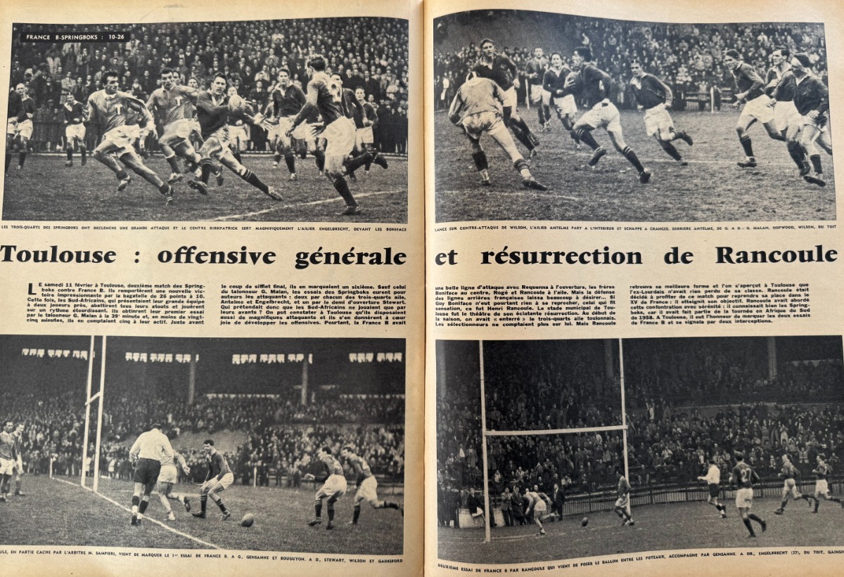 Miroir des sports 1961 Spécial Springboks - Afrique du Sud - Rugby - Vue 8 - Rugby