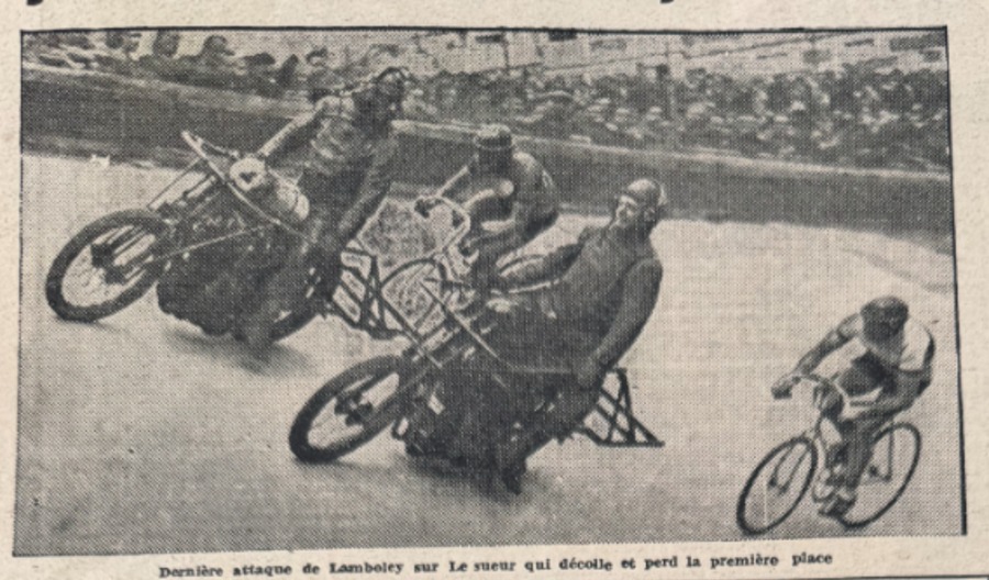 16 juin 1947 - Vélo sport Lamboley ( Héricourt . Haute Saone ) champion de France demi fond - Cyclisme - Vue 3 - Haute-Saône