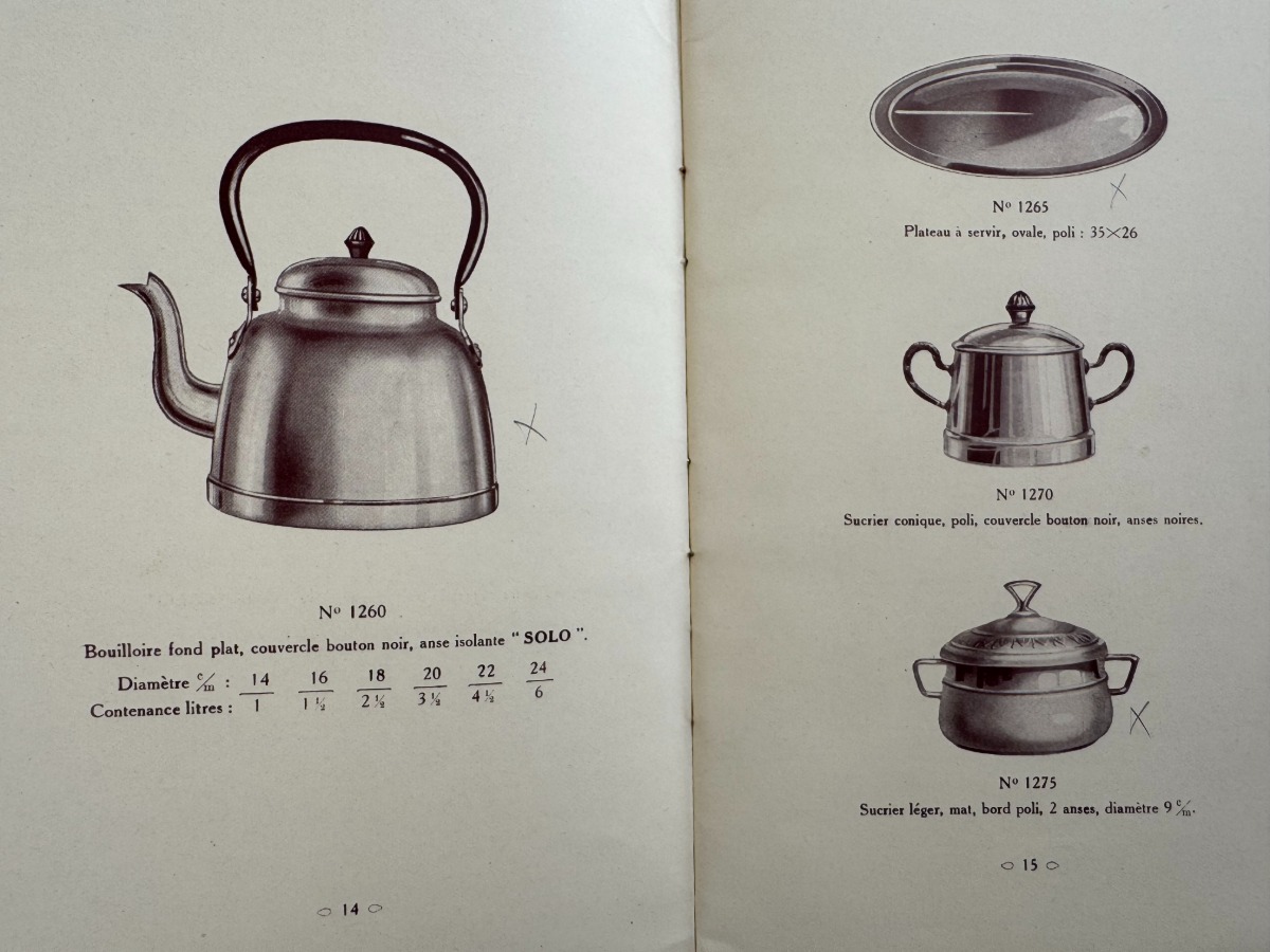 Catalogue aluminium pur - Cafetière - Bouillotte - Sceau - Sigg - 1928 - - Vue 2 - Divers