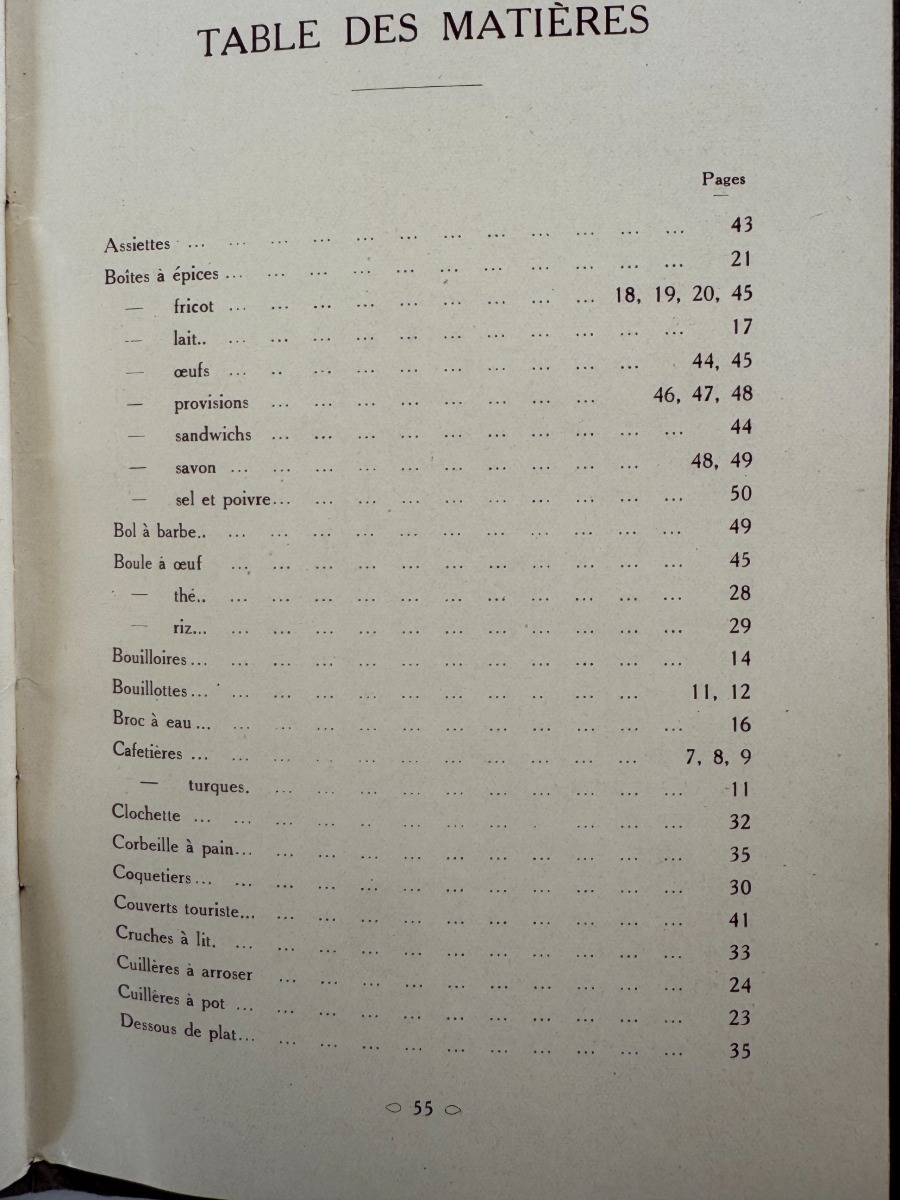 Catalogue aluminium pur - Cafetière - Bouillotte - Sceau - Sigg - 1928 - - Vue 8 - Divers