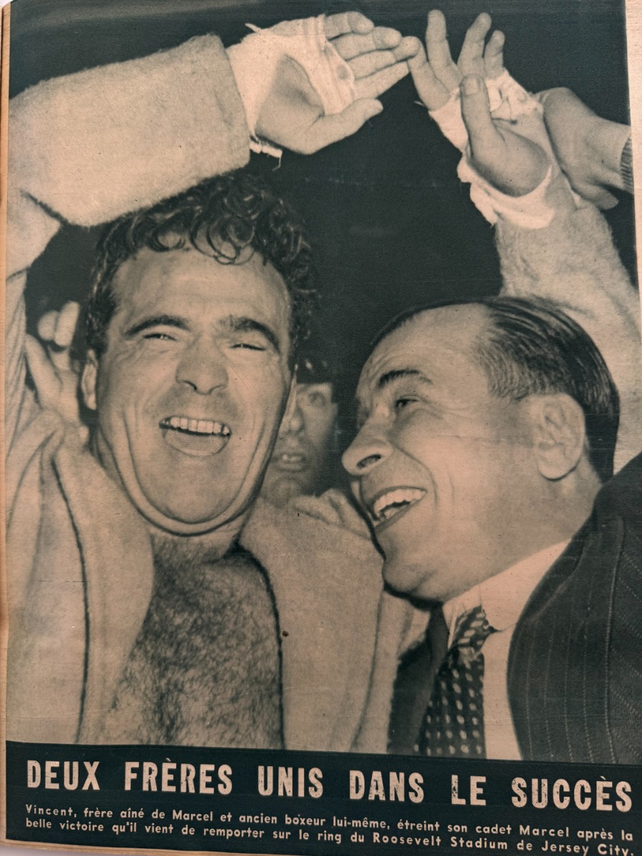 But et Club 1948 Marcel Cerdan champion du Monde de boxe - Vue 6 - Autres sports