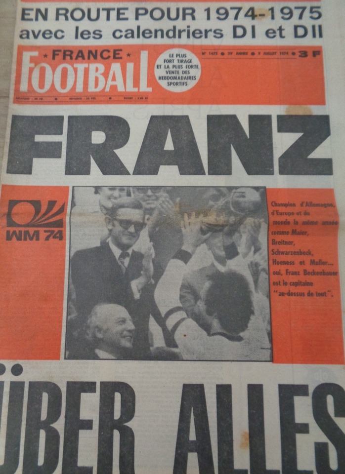 France Football année complète Coupe du Monde - Ballon d'or Cruyff 54 N - Vue 6 - Football