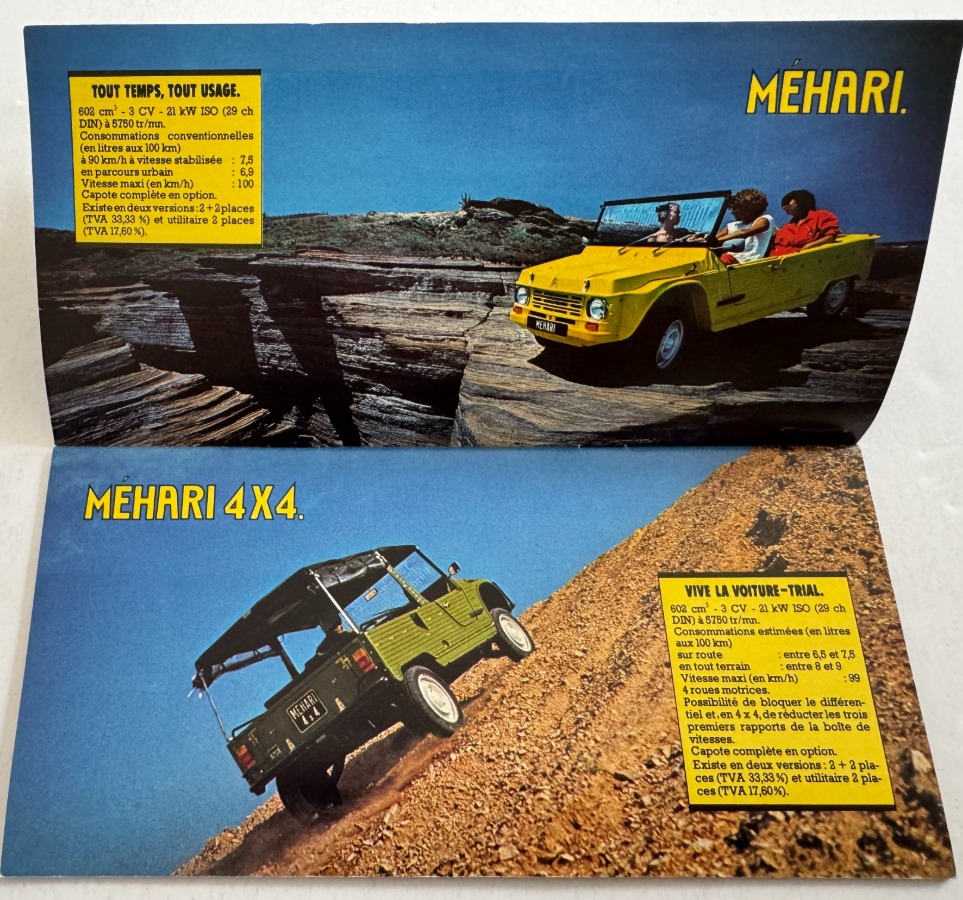 Catalogue Citroen 2 CV Dyane - Mehari - LNA - Visa - GS - - Vue 2 - Auto