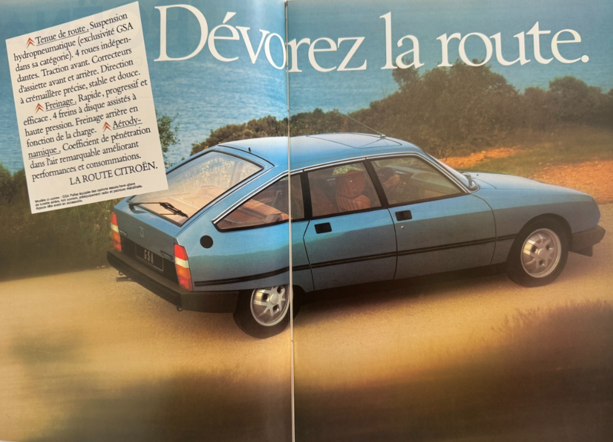 Catalogue Citroen GSA année 1982 - - Vue 3 - Auto