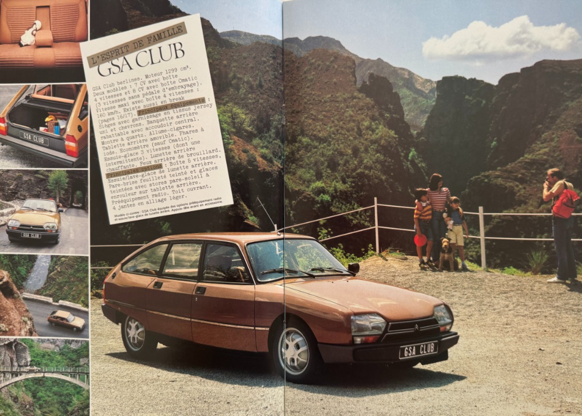Catalogue Citroen GSA année 1982 - - Vue 6 - Auto