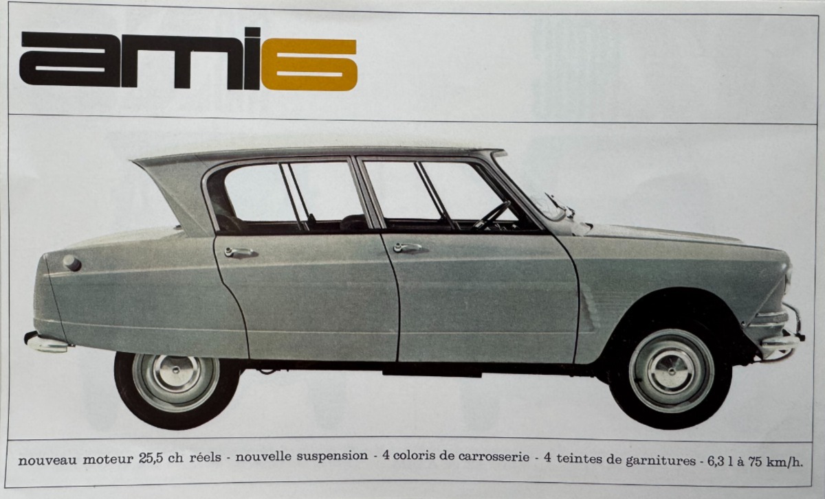 catalogue Citroen AZL - Ami6 - Azenac - Azam 1964 - Vue 3 - Auto