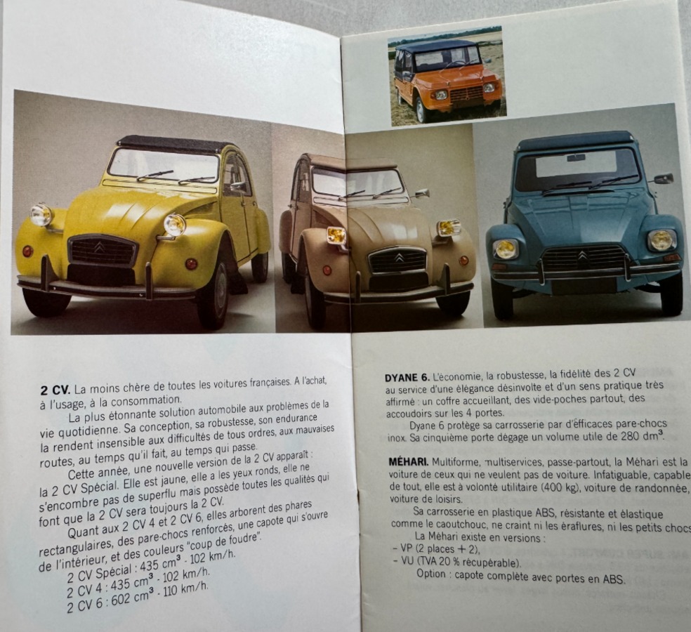 catalogue Citroen AMI . GS . CX . 1976 - Vue 3 - Auto