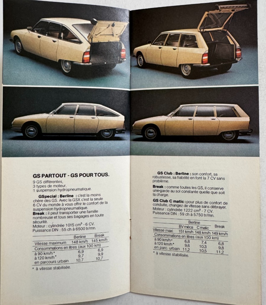 Catalogue Citroen AMI 8 . LN . GS . CX . 1977 - Vue 3 - Auto