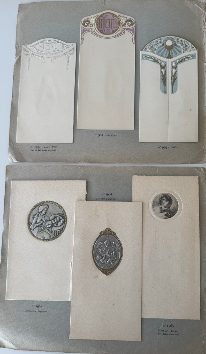 2 Albums de menus anciens Petiot - Vue 2 - Divers