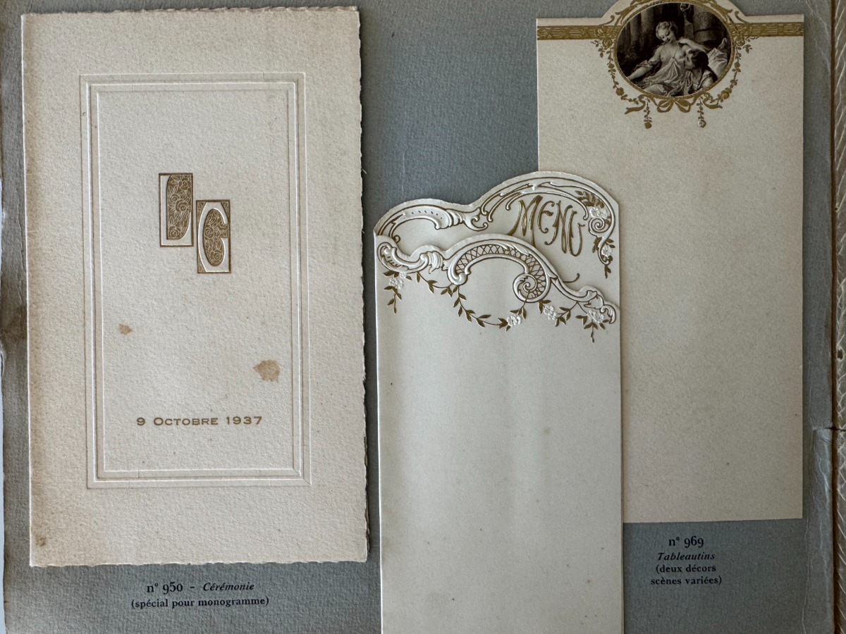2 Albums de menus anciens Petiot - Vue 3 - Divers