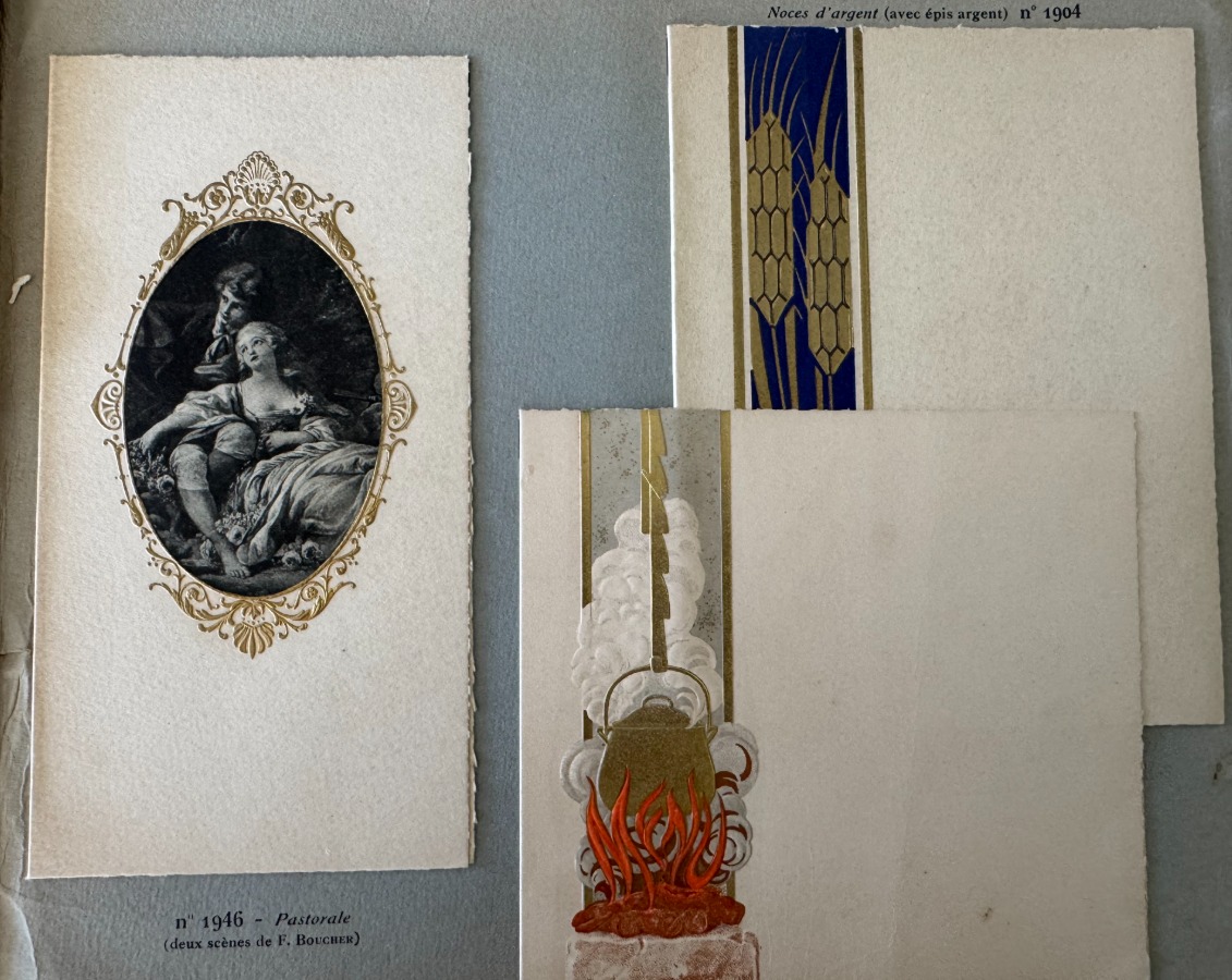 2 Albums de menus anciens Petiot - Vue 4 - Divers