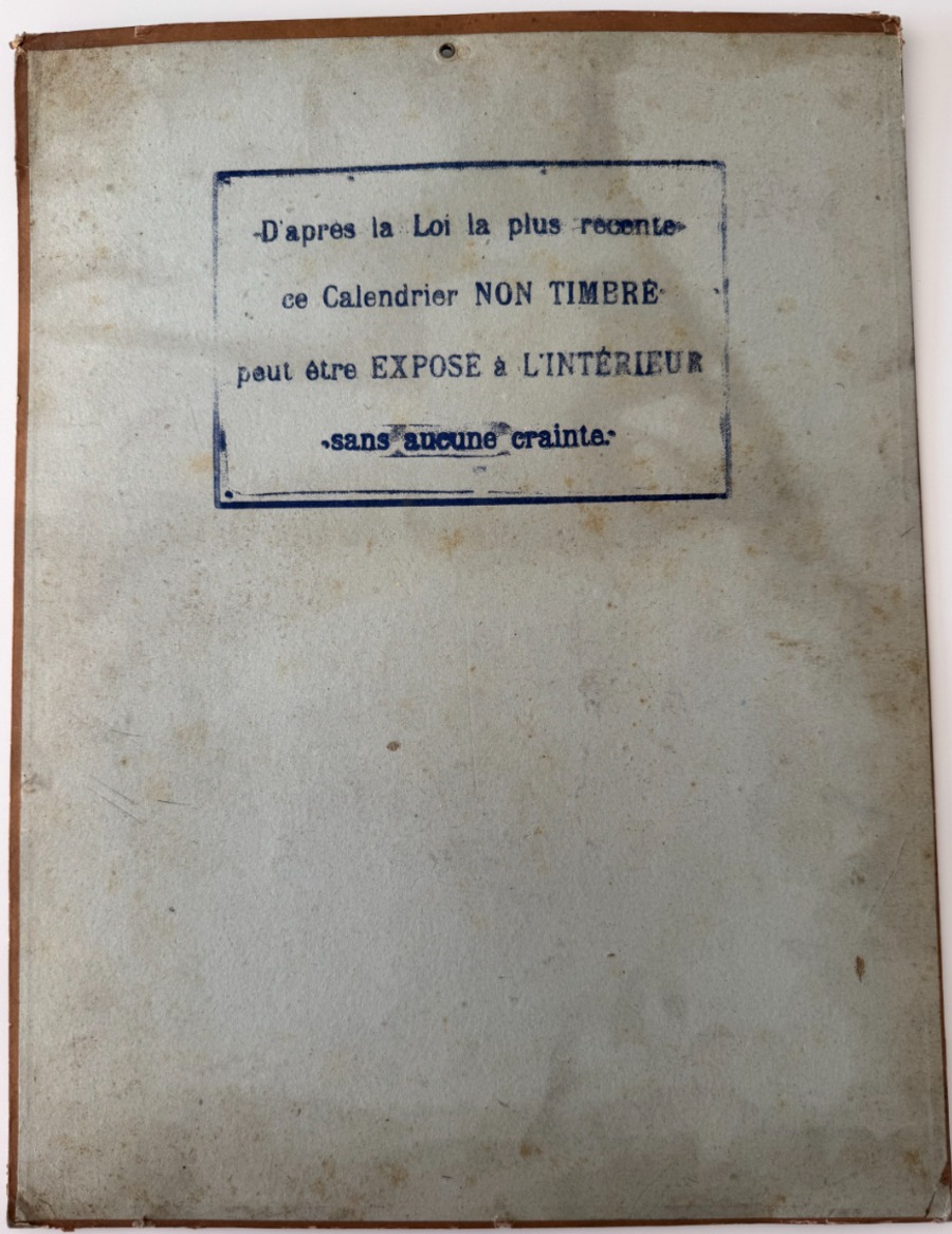 Carton publicitaire ancien 1922 Riz La + par Delaval - Vue 2 - Publicitaire
