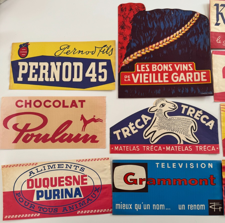 14 chapeaux publicitaires du Tour de France année 50 - Bière - Tréca par Saignac - Veille Garde - Vue 2 - Cyclisme