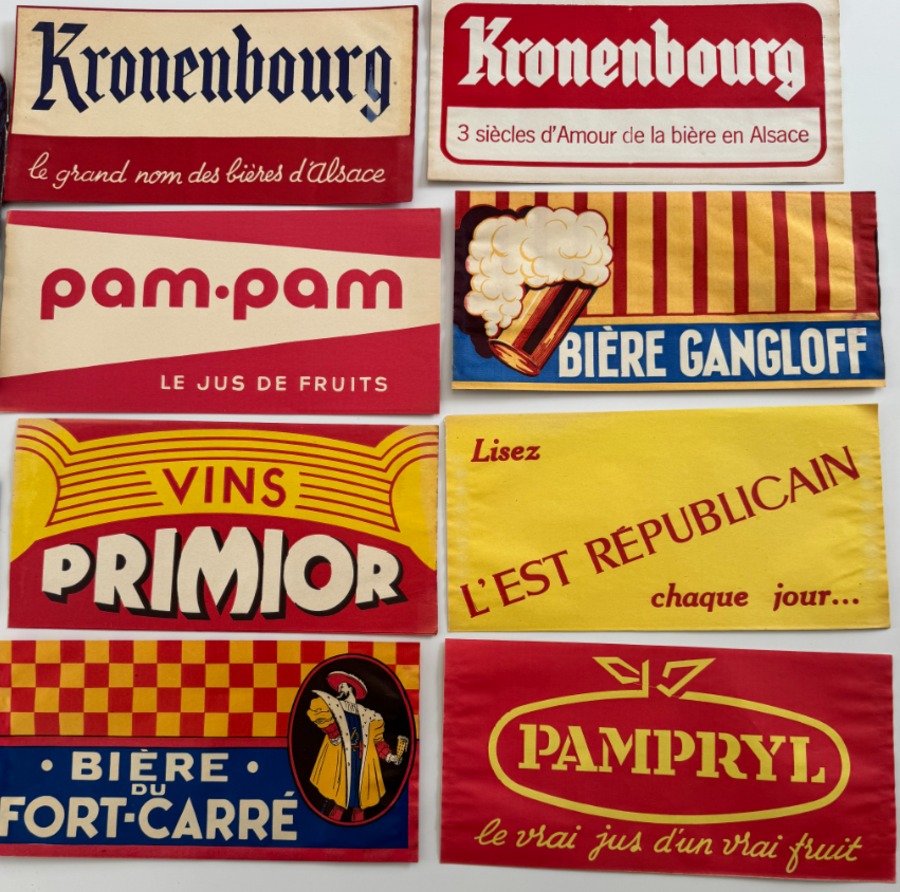 14 chapeaux publicitaires du Tour de France année 50 - Bière - Tréca par Saignac - Veille Garde - Vue 3 - Cyclisme