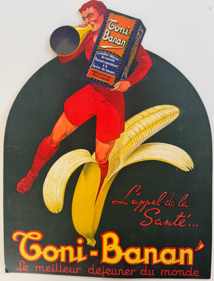 Carton publicitaire ancien " Toni-Baban' " année 1937 - Publicitaire authentique - Revue Vintage