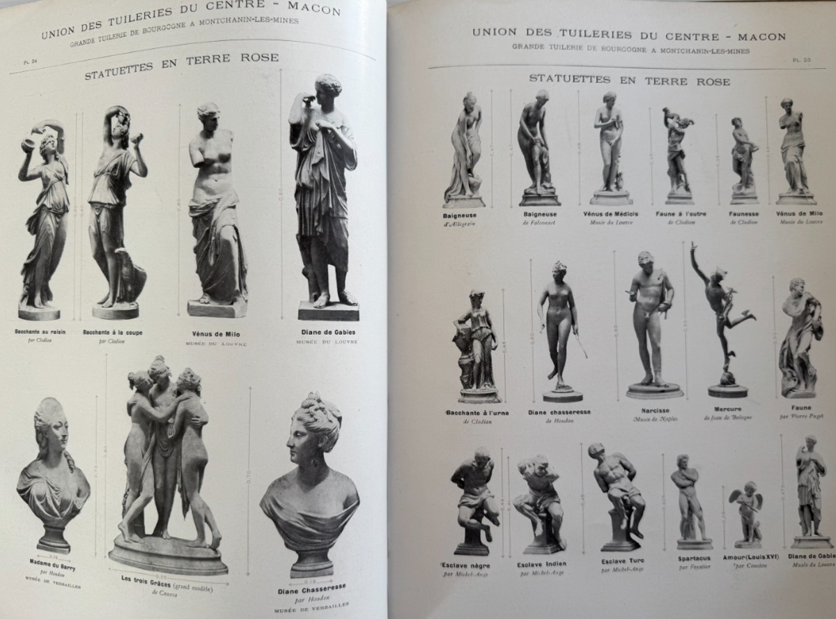 Rare catalogue 1905 – Céramique décorative – Union des tuileries du centre – 59 planches couleurs - Vue 9 - Divers