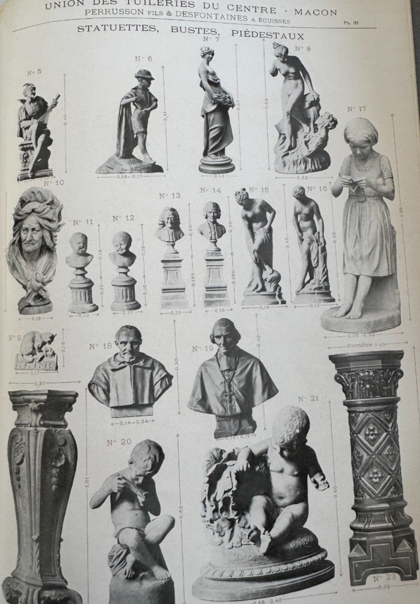 Rare catalogue 1905 – Céramique décorative – Union des tuileries du centre – 59 planches couleurs - Vue 10 - Divers