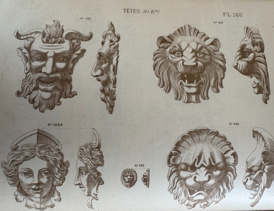 1887 - Catalogue ornements en zinc ed. Coutelier Paris – 191 planches - Vue 4 - Divers