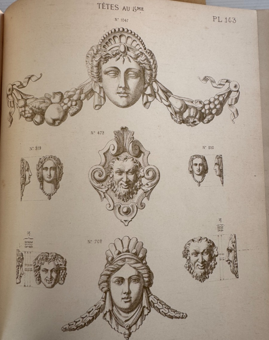 1887 - Catalogue ornements en zinc ed. Coutelier Paris – 191 planches - Vue 7 - Divers