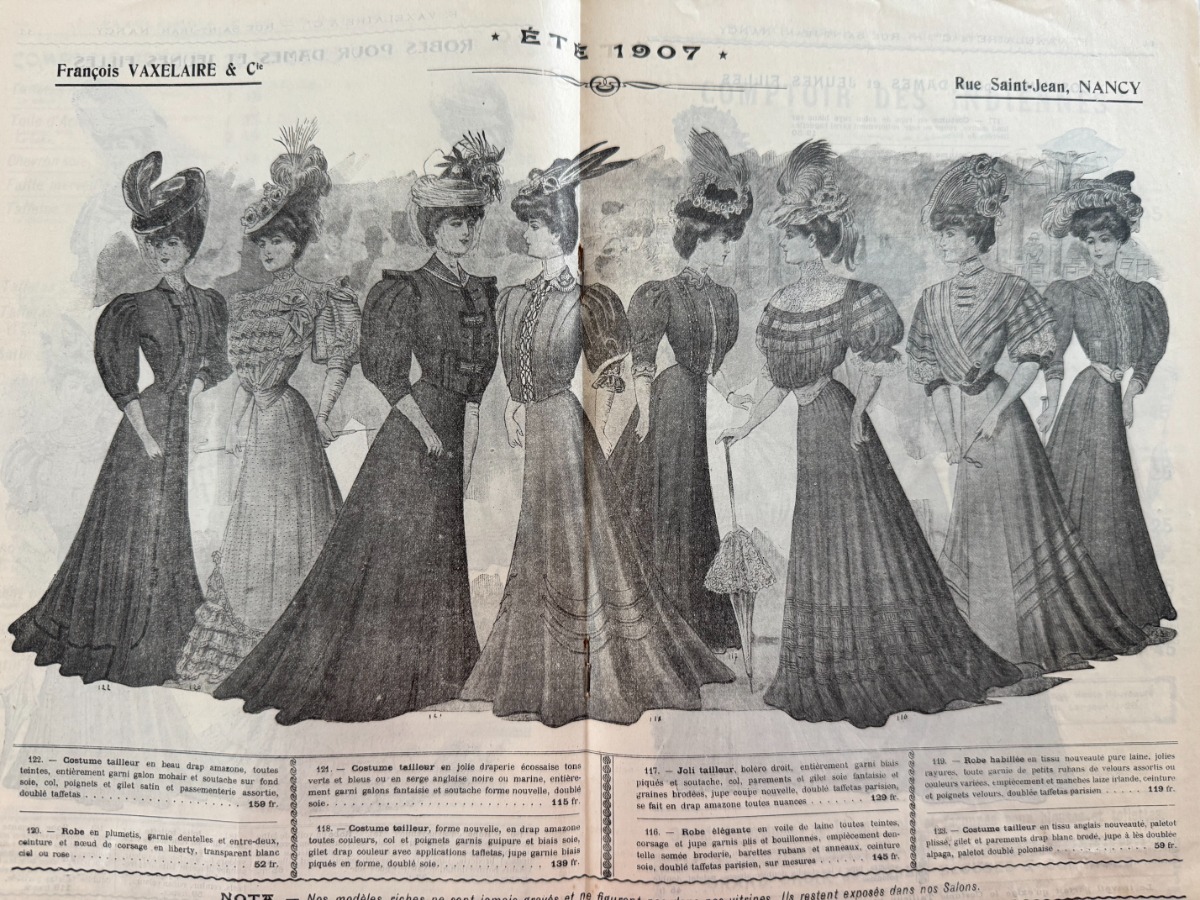 1907 Catalogue de mode pour Dame - Nancy - Vue 6 - Grands Magasins