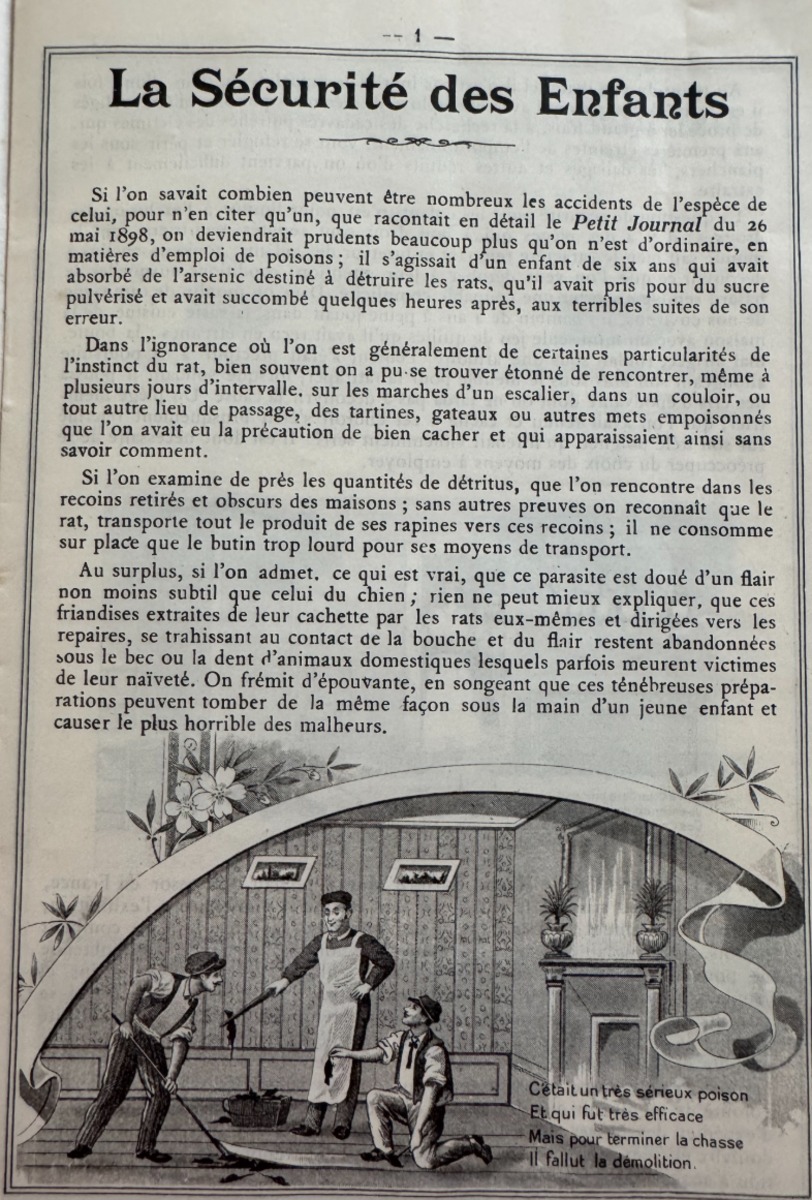 Catalogue pièges a rats et poissons - animaux - année 1890/1910 - Vue 2 - Divers