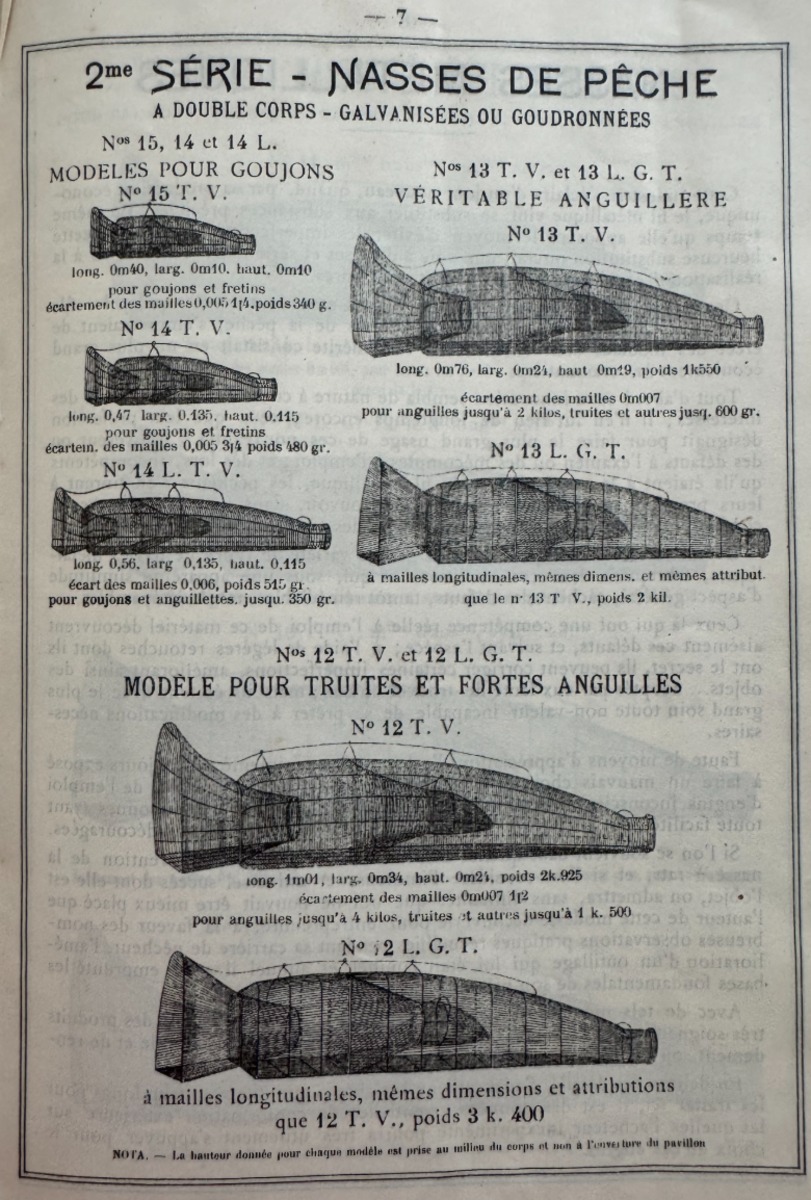 Catalogue pièges a rats et poissons - animaux - année 1890/1910 - Vue 4 - Divers
