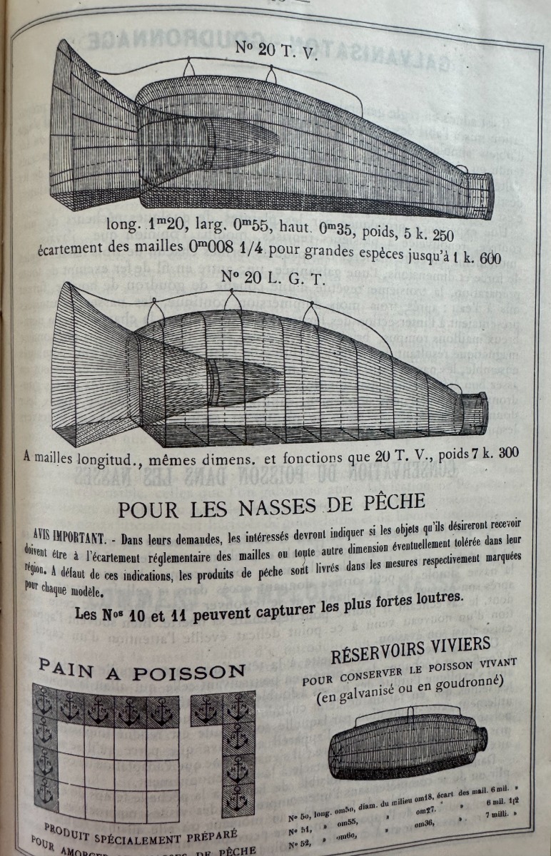Catalogue pièges a rats et poissons - animaux - année 1890/1910 - Vue 5 - Divers