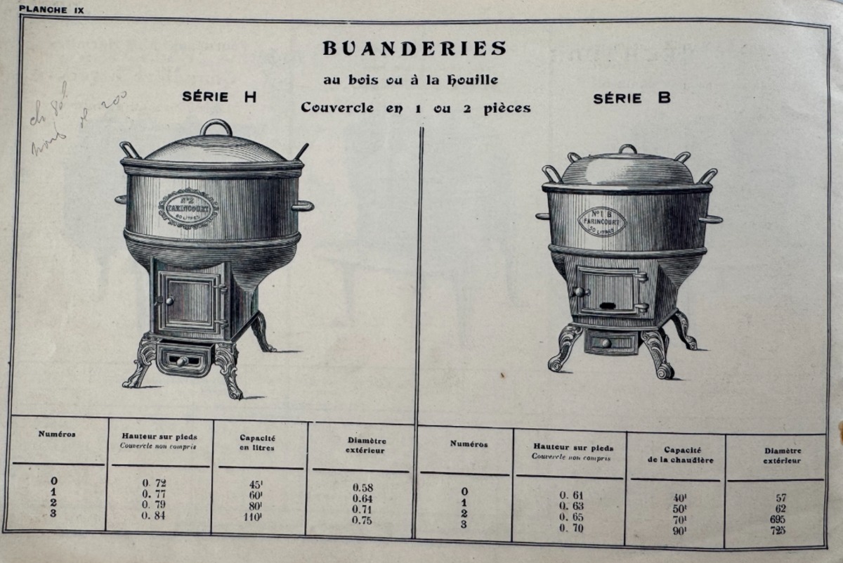 Catalogue ancien 1922 Fonderie Farincourt + tarif Haute-Marne fonte fourneaux - Vue 5 - Divers