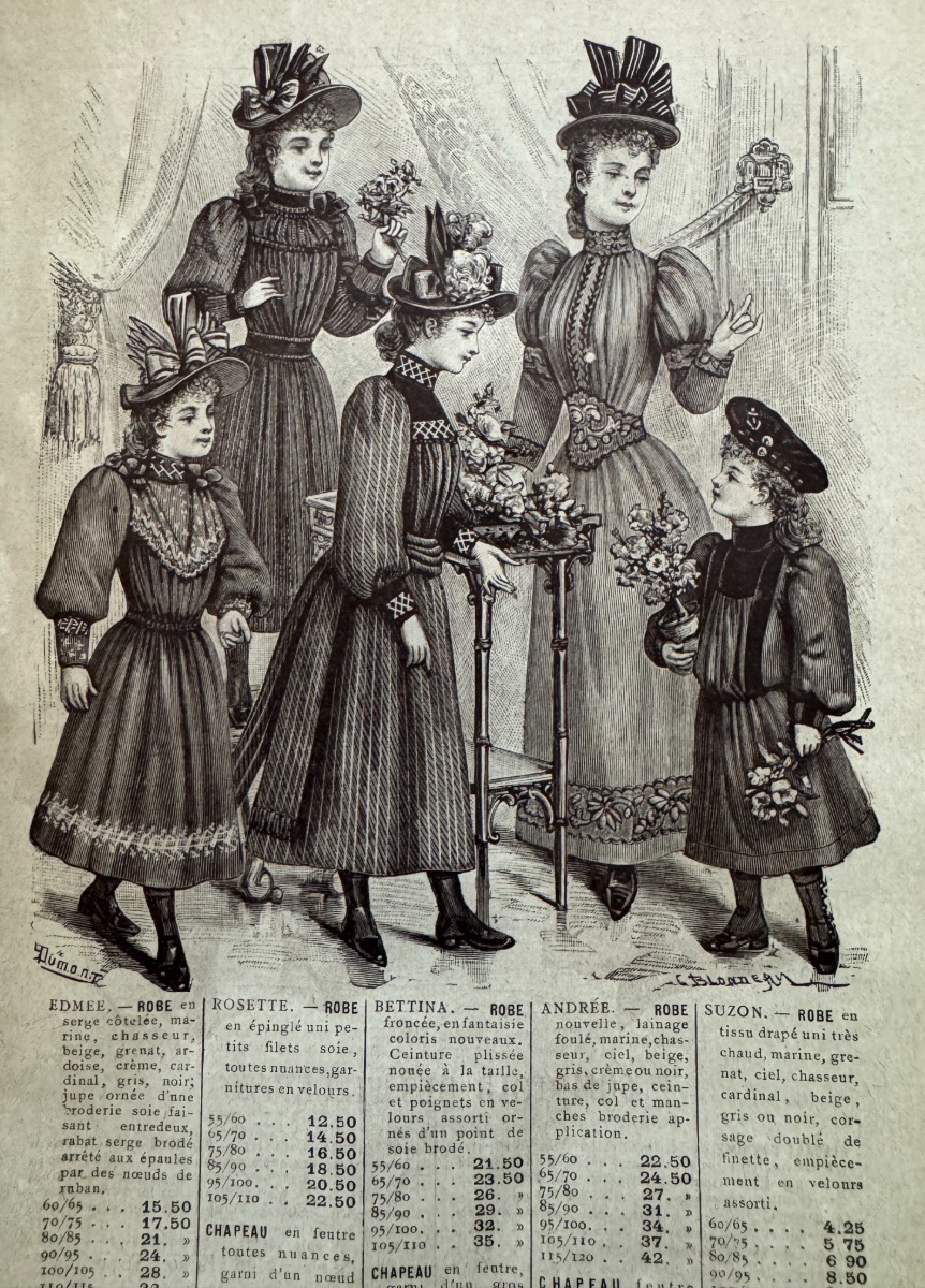 1892 Catalogue Le Printemps - Mode - Paris - Grands Magasins - Vue 5 - Grands Magasins