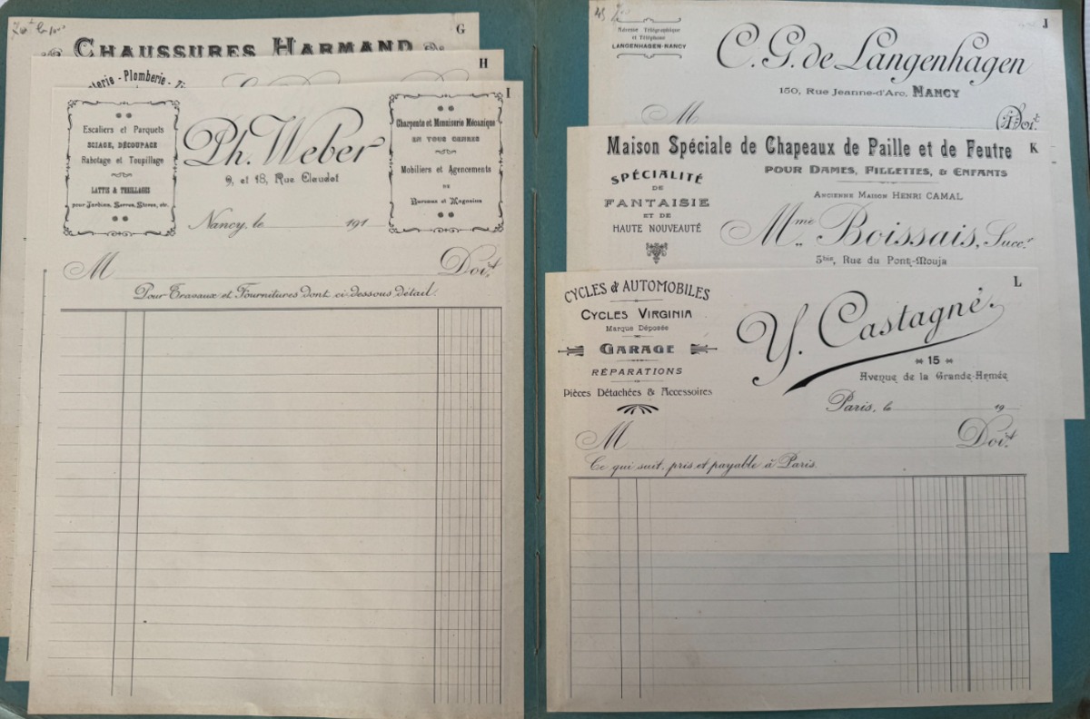 1910 Catalogue Spécimen / Album de Représentant - Lithographie & Imprimés Commerciaux - Vue 2 - Divers