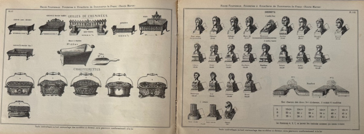 Catalogue fonderies et émaillerie de Dommartin le Franc - Maison Chanlaire - Haute Marne - Vue 7 - Divers