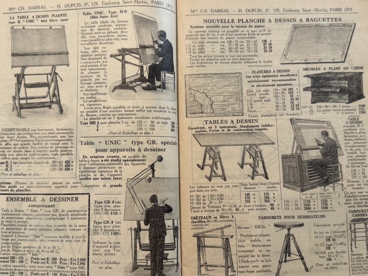 Catalogue Ancien 1932 – Matériel de Dessin & Architecture "H. DUPUIS / CH. DARRAS" Paris – Avec Échantillons Réels - Vue 5 - Divers