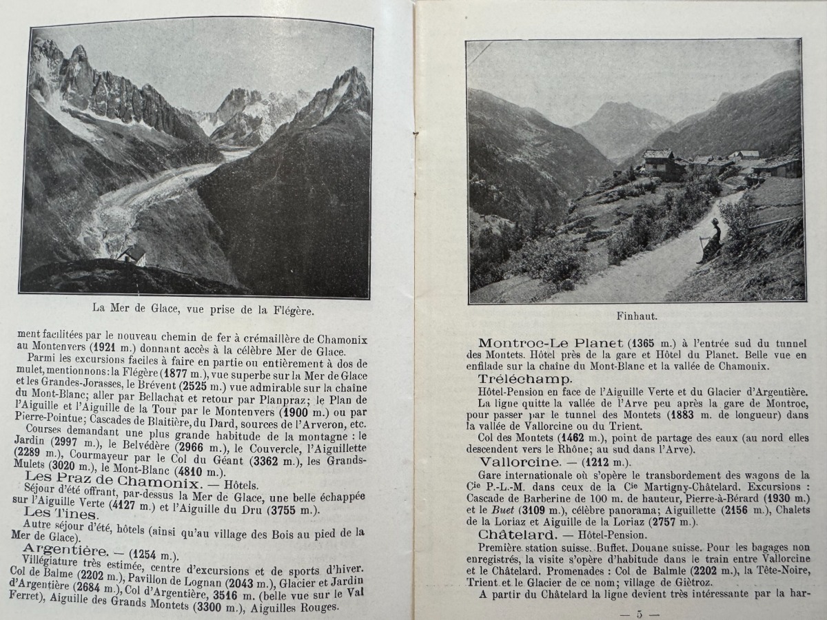10 Guides Touristiques début XXe - PLM, Savoie Dauphiné, Mont-Blanc Alpinisme - Vue 3 - Autres