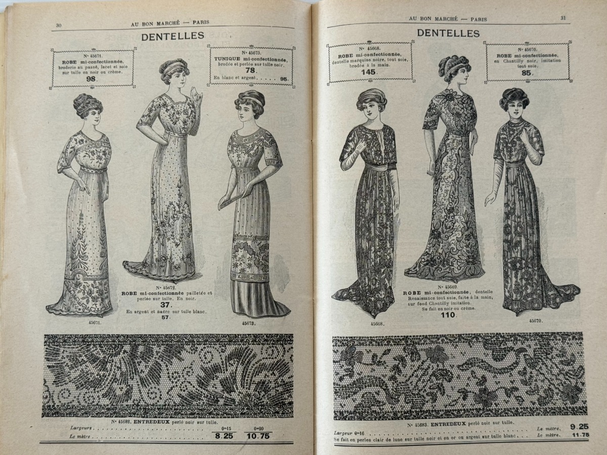 1911 Catalogue Au Bon Marché - Mode - Paris - Vue 4 - Grands Magasins