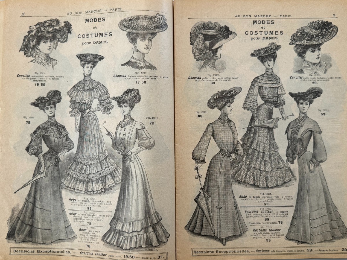 1904 Catalogue Au Bon Marché - Mode - Paris - Vue 3 - Grands Magasins