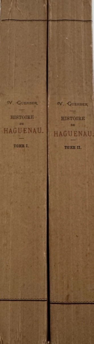 1876 Histoire politique et religieuse de Haguenau Alsace Alsatica complet - Vue 2 - Livres anciens