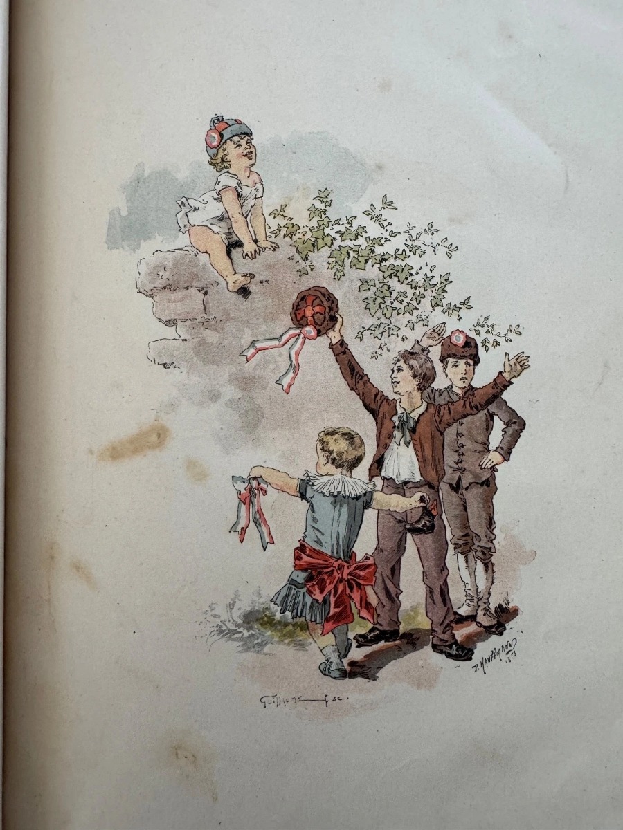 Monsieur le Hulan – Paul Déroulède – Illustré par Kauffmann Alsace - Vue 4 - Livres anciens