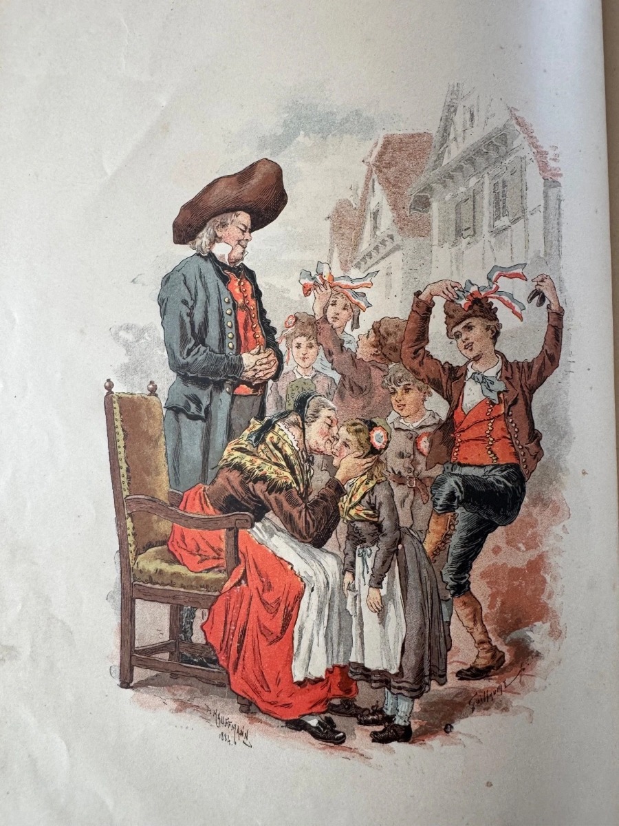 Monsieur le Hulan – Paul Déroulède – Illustré par Kauffmann Alsace - Vue 5 - Livres anciens