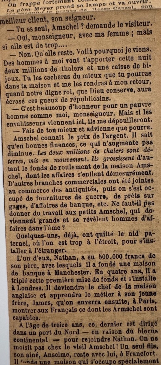1909 - "Les Rothschild" par Matrac Leur origine - Fortune - Waterloo - Vue 5 - Livres anciens