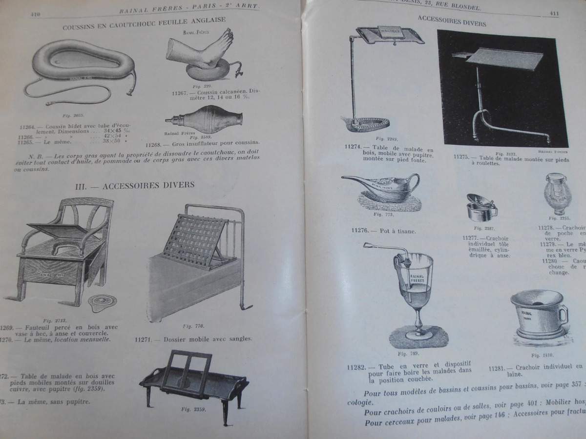 1934 - Catalogue Général RAINAL FRÈRES (1825-1934) – Matériel Médical et Chirurgical - Vue 2 - Divers